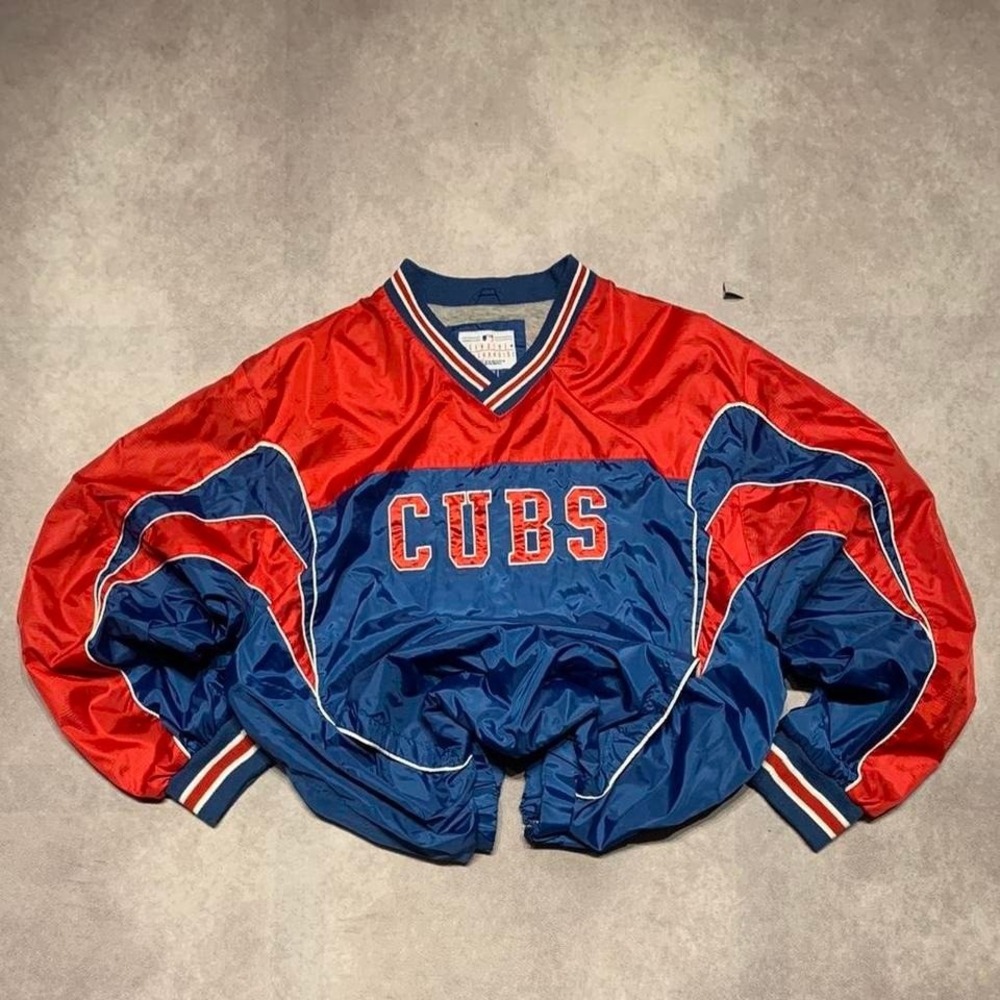 Vintage Chicago Cubs MLB Baseball Jacket Windbreaker